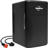 Koolatron Retro Mini Frigo da Camera 6L Frigorifero Piccolo Per la Cura Della Pelle 8 Lattine Termoelettrico Portatile Raffreddatore e Scaldino Mini Frigorifero per Auto Ufficio Bevande Casa (Nero)