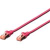 DIGITUS Cavo patch, Cat 6, S/FTP, 2,0 m, magenta