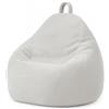 Bananair Pouf sacco in velluto a coste BANANAIR 120 x 100 cm grigio chiaro