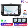 StarTech Autoradio Android - 2-DIN - CarPlay GPS - Android 13 - Touchscreen da 17,8 cm - 2 GB di RAM, 64 GB di memoria - 2 porte USB - Comandi al volante