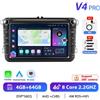 StarTech Autoradio per Volkswagen - Android 13 doppio DIN - Touchscreen da 22,9 cm - 4G LTE - 4 GB di RAM e 64 GB di ROM - Navigazione GPS - RDS