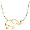Sofia Milani - Collana da Donna in Argento 925 - Placcata in Oro - Ciondolo ad Elefante - N0898