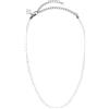 Purelei Enchant - Collana da donna con vere perle d'acqua dolce, regolabile (30/40 cm), scintillante ed elegante, in acciaio inox placcato oro 18 carati o argento, Länge: 30-40 cm, Acciaio