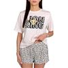sarcia.eu Pigiama Cotone da Donna, Pigiama Estivo, Due Pezzi (Stitch, Hello Kitty, Marie, Bambi, Lion King, Minnie, Mickey) con Maniche Corte (IT, Testo, S, Regular, Regular, Lion King)