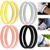 WiDream 4 Paia Camicia Antiscivolo Bracciali, Bracciale in Metallo Elasticizzato, Bracciale Camicia Antiscivolo, Disponibili per Uomo e Donna (4 Colori)