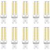 ZFQ Lampadine LED G9 10W, 95-LED SMD2835, 1000LM Equivalente 100W Alogena, Bianco Freddo 6500K, 220-240V, Non Dimmerabile, Risparmio energetico, Angolo Di Fascio Di 360 °, 10 Pezzi