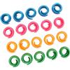 Qcwwy Clamp/Holder per Supporto a Filo Siliconico Fissaggio di Boobbin 20 Pc 4 Colori Protezione da Polvere per Cuciture a Croce e Ricami