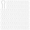 Sertay 100 Pezzi Ceramica Forma R, Anelli Salto Temperatura, Ceramica Supporto Telaio, Ganci Flessibili Argilla, Adatti per la Produzione di Orecchini, Ciondoli, Collane, Bracciali