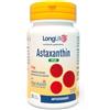 LongLife® Astaxanthin Vegan 8 mg | Astaxantina naturale da microalga | Azione antiossidante e benessere della pelle | Con NatAxtin® | 1 mese di trattamento | Vegano e senza glutine