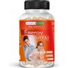 Healthy Fusion Energy Vital | Formula energizzante e anti-fatica efficace | Eleuterococco + Taurina + Caffeina | Stimolante 100% naturale | Migliora e potenzia le performance fisiche e mentali | 60u