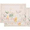 THUN - Set 2 tovagliette antimacchia Eleganza Esotica - 100% poliestere, 33x45 cm