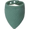 ICEMOOD Bandana per Cani - Verde Cacciatore, Chiusura a Pressione, Cotone Morbido, Taglia Media (3-14kg)