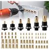 Nakutita 6 pezzi di set di pinze per dadi rivetto, pinze per dadi rivetto set di dadi per M3, M4, M5, M6, M8, M10, pinze per dadi rivetto strumento con 60 pezzi di dadi per rivettatrice manuale