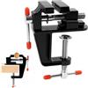 NIRJIK Mini morsa da 35 mm in lega di alluminio, piccola morsa da tavolo per agganciare, morsa portatile per gioielli fai da te, modellismo e piccoli lavori di riparazione