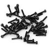 Fafeicy M3 Set di Viti a Testa Cilindrica con Esagono Incassato Nero Chiusura in Lega di Acciaio al Carbonio di Grado 12,9 Accessorio per Strumento di Riparazione 4-50 mm(M3*16mm 50 pcs/pack)