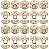 INCREWAY Confezione da 20 chiavistelli da 29 mm x 26 mm, per cassetti e gioielli, in legno, colore: oro