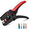 Naxup Pinza Spelafili Automatica, Spelafili Elettricista 2 in 1, Spellacavi Elettrici con Ganasce Autoregolanti, Lunghezza Regolabile, Leggera e Portatile, per Cavi,Fili 0,03-10mm²