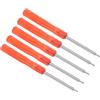 CoCud Cacciavite Phillips Piccolo Dimensione 1,2mm Lunghezza 85mm Cacciavite Croce Acciaio con Impugnatura Rossa Antiscivolo - (Applicazioni: per Occhiali Orologi) 5pz