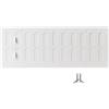 LIRAST 400x150mm Regolabile Griglia di Ventilazione in Metallo - Griglie D'Aerazione