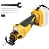 SWTHM Strumento per taglio di cartongesso senza fili per batterie DEWALT 18V 20V, sega rotativa per cartongesso senza spazzole con 3 velocità variabili 20000 25000 30000 per taglio di cartongesso, legno e