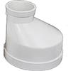 SagaSave Adattatore riduttore condotto raccordo connettore riduttore per tubi riduttore per sistemi di ventilazione HVAC, applicazioni di raffreddamento e bagno 110 × 50 mm