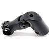 CarbonEnmy - Attacco manubrio regolabile per bicicletta, 25,4/31,8 mm, 1 1/8 pollici, attacco A-Head nero (25,4 x 110 mm)