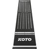 KOTO darts KOTO - Tappeto Oche Checkout Dart Nero 285 x 60cm, Indicatore Punteggio, Antiscivolo, Protegge Pavimento e Freccette