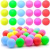 JJQHYC 30 Palline da Ping Pong Colorate da 4 cm, Palline in Plastica, per Giocattoli per Gatti, Decorazioni e Giochi di Società