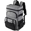 DEWUR Zaino termico da 35 l, impermeabile, con apribottiglie, per picnic, campeggio, spiaggia, escursioni, viaggi, shopping