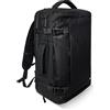 NANDADEVI Zaino da Viaggio Uomo, 40L Grande e Durevole, Resistente all'Acqua, con Isolamento a Secco e Umido, Nero , 49 cm x 31 cm x 20 cm, Colore: nero