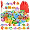 Ophy Giochi Montessori 6 Temi per Bambini - 2 in 1 Giocattoli Educativi per 2-3 Anni | Perline di Legno Giochi da Infilare