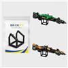 Brickify Supporto da esposizione compatibile con LEGO Technic McLaren F1 42228 - Supporto a mensola premium per modelli di auto da corsa Formula 1 - Supporto espositivo angolato per collezionisti - Modello di