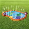 CKB LTD Sprinkler Pad Water Play Mat Durevole Portatile Gonfiabile Sprinkler Pad Spruzzare e Splash Wading Piscina Estate Spray Giocattoli per Bambini Outdoor Giardino Famiglia Attività Sea Life PVC Mat