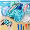 GLEEHAPY Macchina Telecomandata per Bambini - Macchina Radiocomandata Anfibia 4x4 con Luce Macchinina Telecomandata Bambino Auto Telecomandata Bambino Giochi Regalo per Bambini 3 4 5 6 7 8-12 Anni