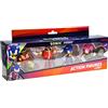 BANDAI Sonic Prime Action Figures 4 Pack Set 2 | 4 Figure Articolate da 17,8 cm di Sonic The Hedgehog Basate sulla Serie TV Sonic Prime di Netflix | Le Action Figure di Sonic Sono Ottimi Articoli da