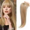 RUNRAYAY Topper per capelli RUNRAYAY, topper per capelli 3D 360 ° per donne con capelli diradellati, pezzi lunghi da 18 pollici per donne clip in fascia media, bionda H26/60#