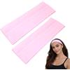 WESTEND CHOICE - Fasce per capelli larghe 7 cm, confezione da 2, fascia elastica unisex Kylie, fascia per capelli per palestra, yoga, sport, morbida, per donne e uomini (rosa chiaro)