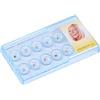 ZJchao 10pcs/box trasparente dente parete cristallo gemma ornamenti colore alta qualità,Dente di cristallo lucido Dente Unghie Ornamenti Denti Gioielli Decorazione gingillo scintillante Bianco con scatola
