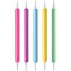 Glanzend Set di 5 penne Dotting Pen, penna per punteggio, penna per punteggiatura, strumenti per manicure, puntini, nail art, set di strumenti per marmorizzazione, punti, nail art, set di strumenti per unghie