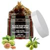 Myluatye Morocco Black Soap,Sapone Nero Marocco con Argan e Rose,Sapone Nero Marocchino Organico,Scrub Corpo Sapone,Soap Esfoliante Saponetta Nera,Pulisce in Profondità la Pelle,200g