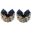 VASANA 2 pezzi di copertura professionale per chignon per capelli Snood Hairnet Bowknot con decorazione a forma di ventaglio pizzo perla cristallo fermaglio accessori per capelli
