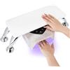 TOSUTO Poggiamano per Unghie,supporto per manicure in microfibra PU con supporto in acciaio inossidabile,Cuscino per Manicure,ideale per salone di manicure e uso domestico,morbido e impermeabile