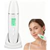 lvifloae Tester per la pelle del viso Display intelligente Cura della pelle Corneometro digitale portatile con penna rilevatore di pelle per salone di bellezza domestico Bianco (Blanc)