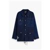 Desigual, Cappotto 100% cotone, Cotone, Blu, L