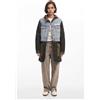 Desigual, Parka ibrida con cappuccio Mickey, Cotone, Verde, L
