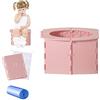 Anyingkai Vasino pieghevole per bambini,Vasino da viaggio pieghevole, Toilette per Bambini Portatile,Vasino Portatile da Viaggio,Sedile vasino portatile