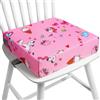 HOTUT Rialzo Sedia Bambini Cuscino da Tavolo,Cartoon Cuscino Rialzo per Bambini con 2 Regolabile Cinghie,Seduta Booster per Alzare a Tavola per Seggiolino Lavabile Smontabile per Gite,Picnic e Viaggi
