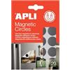 APLI 20637 - Cerchi magnetici adesivi