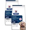HILLS Hill's Prescription Diet z/d Food Sensitivies Mini Alimento Secco per Cani KIT RISPARMIO 2X6KG