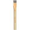 sourcing map Scalpello a freddo, largo 14 mm, lungo 175 mm, in lega di acciaio ad alta durezza, trattato termicamente, resistente, con gambo ottagonale, piatto, per tagliare rivetti, ferro, acciaio
